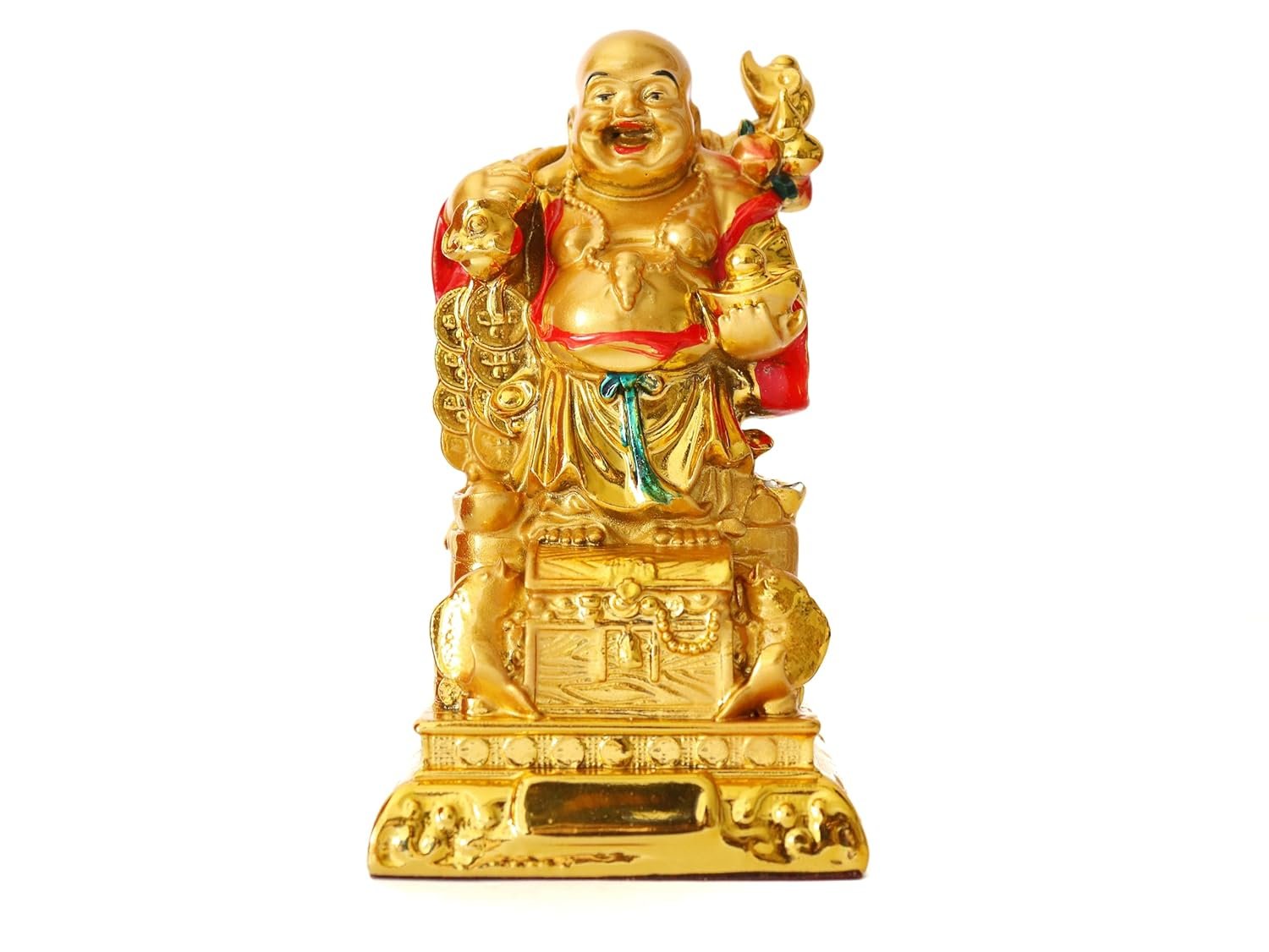 LAUGHING_BUDDHA_1 The Spiritual Living Laughing Buddha with Fish - Image 1