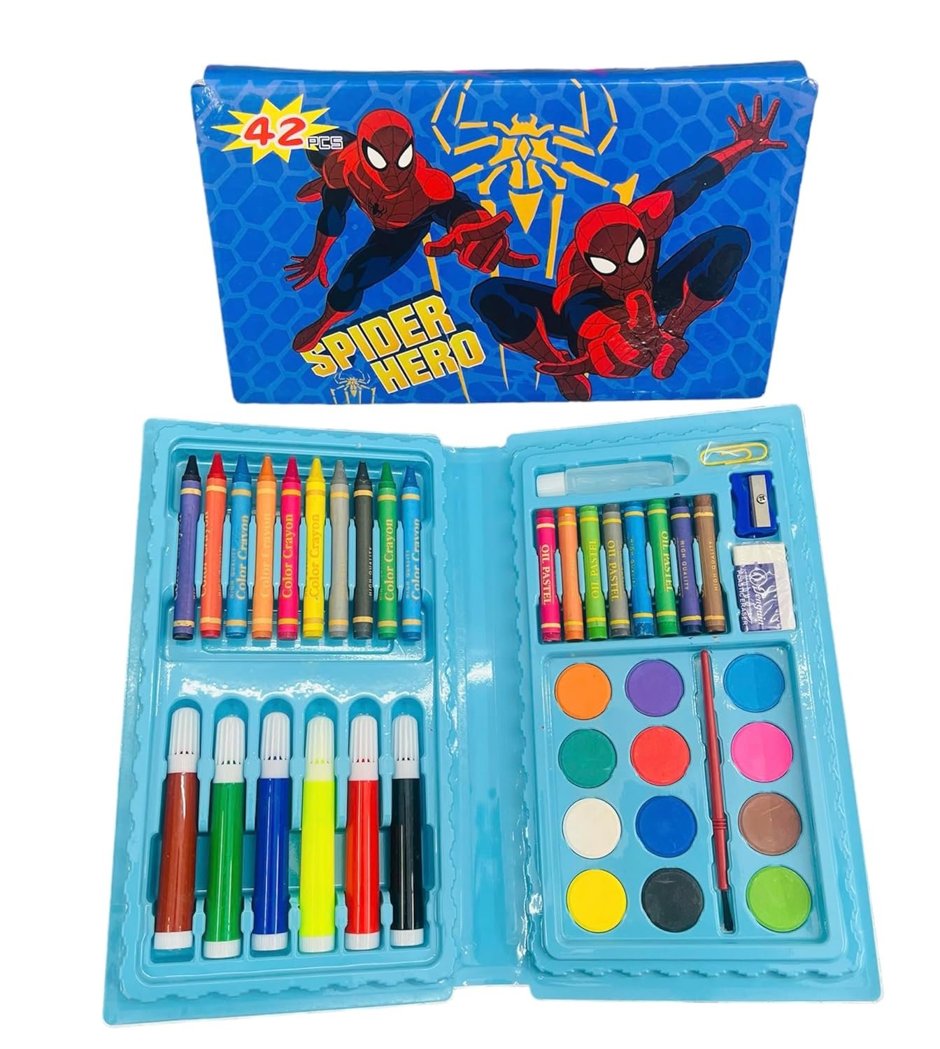 blue_coloring_set_1 Paaroots 46 Pcs Blue Coloring Set - Image 1