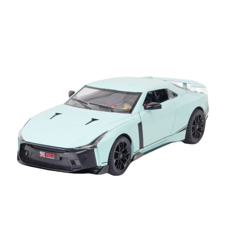 Version 1.0.0 Pull Back Vehicles Alloy Simulation Supercar with Lights and Sound Also for Car Dashboard,Kids - Image 1