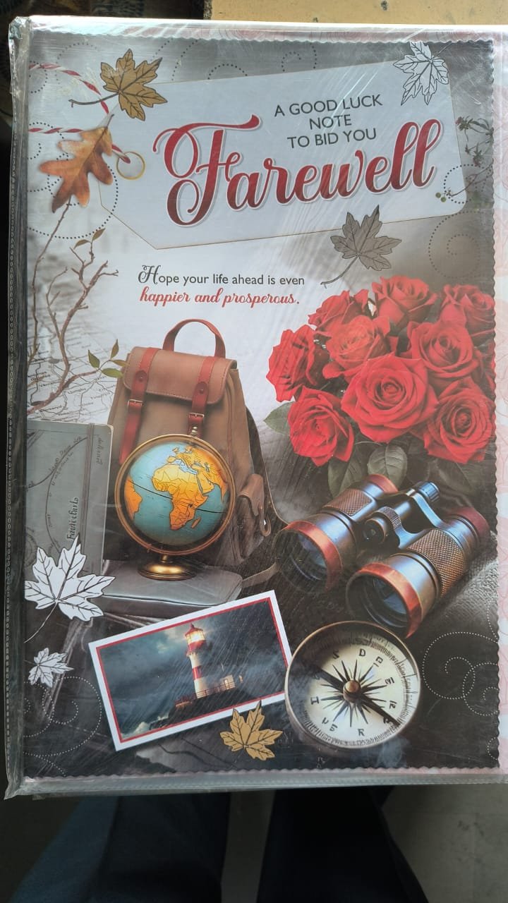 farewell-a3-1 Farewell Card - Image 1