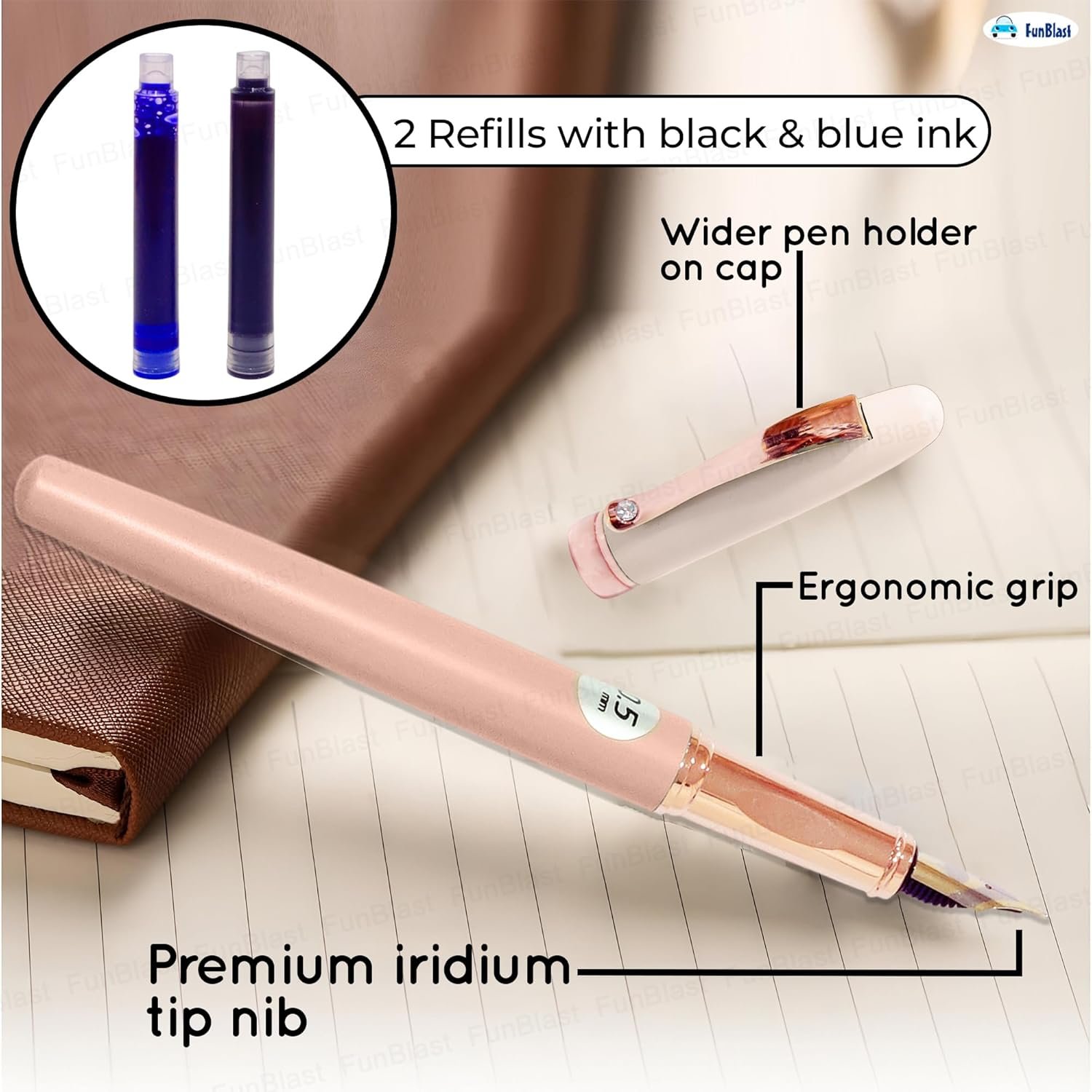 luxury_metal_pen_1 Luxury Metal Body Fountain Pen - Image 1