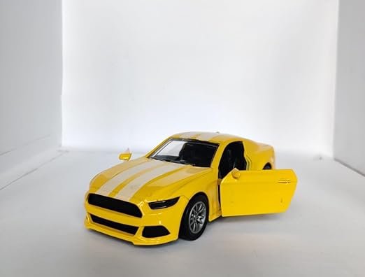mustang_car_1_ - Copy Mustang Die-Cast Metal Pull Back Car Model - Image 1