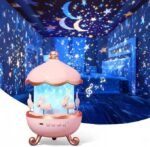 Night Light Lamp - Rabbit Sky Projector for Kids