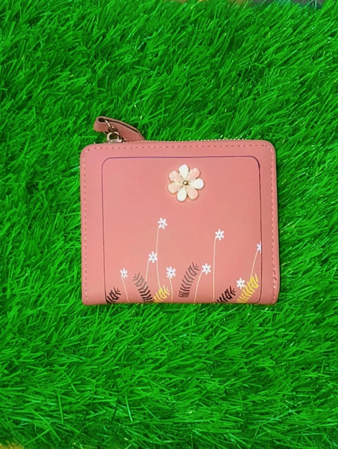 girls_cash_wallet_2 pocket wallet for girls - Image 1